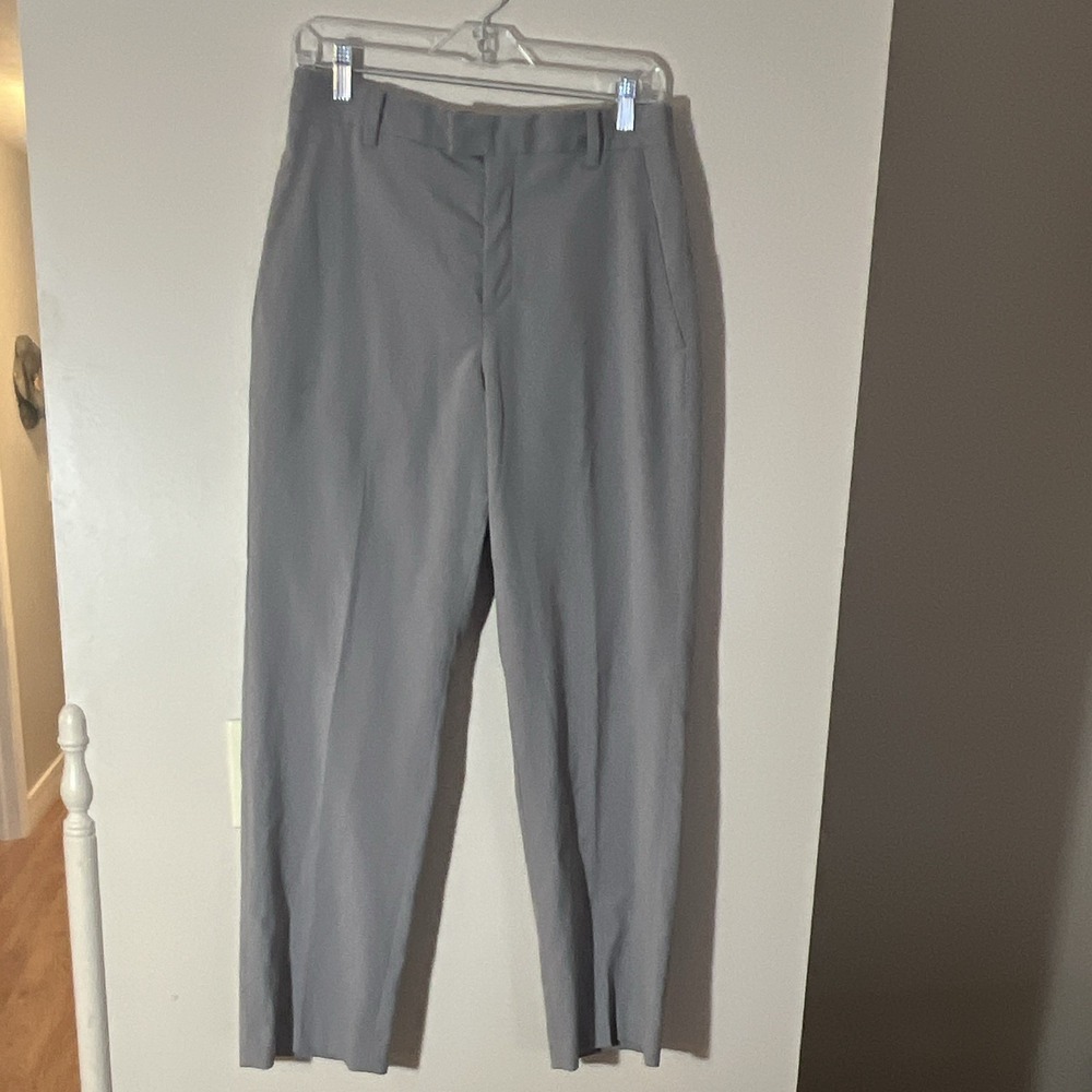 Tiger Woods Collection Golf Pants Gray Men's 30x30 Regular Fit Flat Front‎